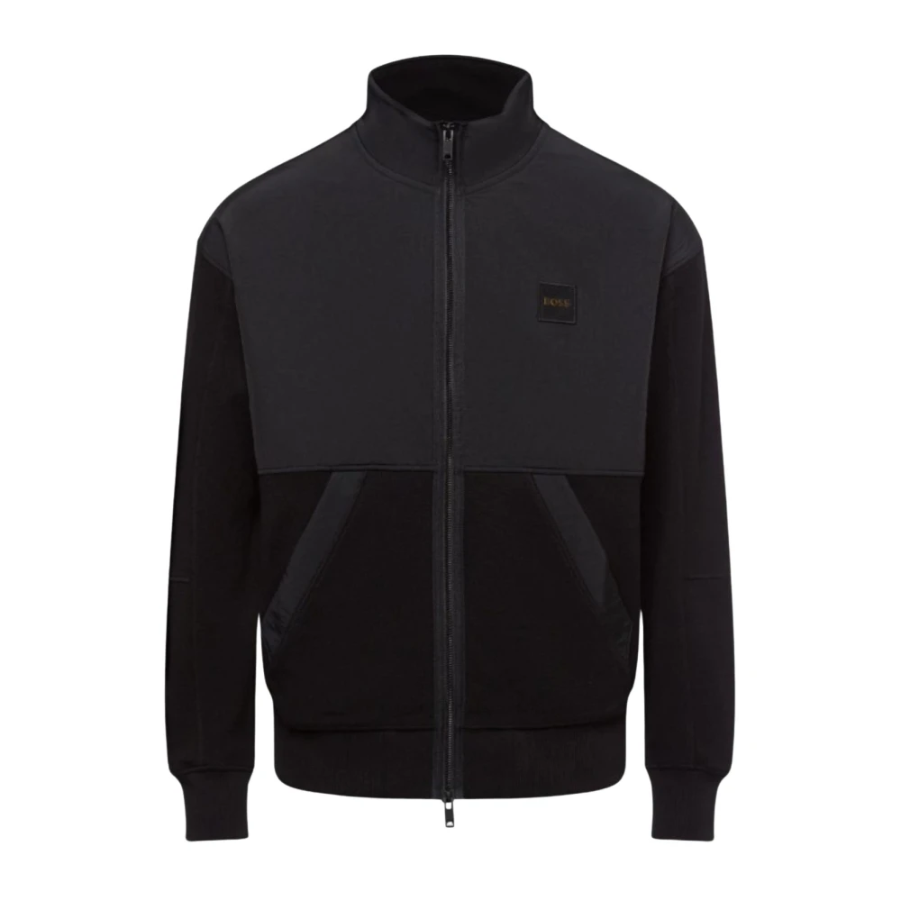 Hugo Boss Heren Nylon Sweatshirt Black Heren