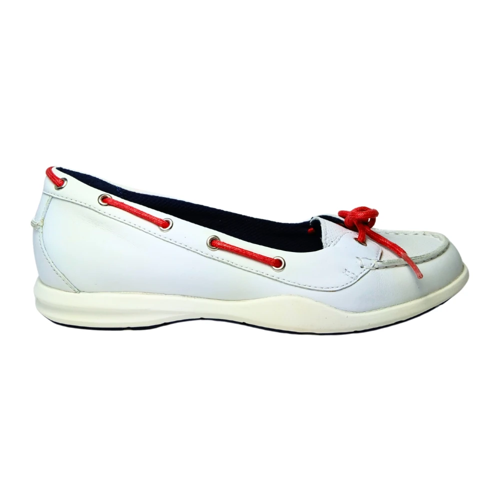 Sebago Läder Loafers White, Dam