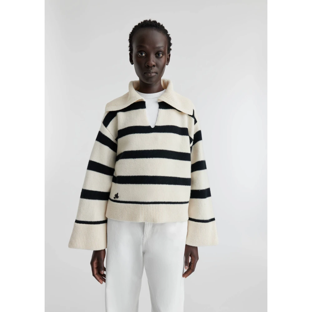 Axel Arigato Clio Cropped Sweater Beige Dames