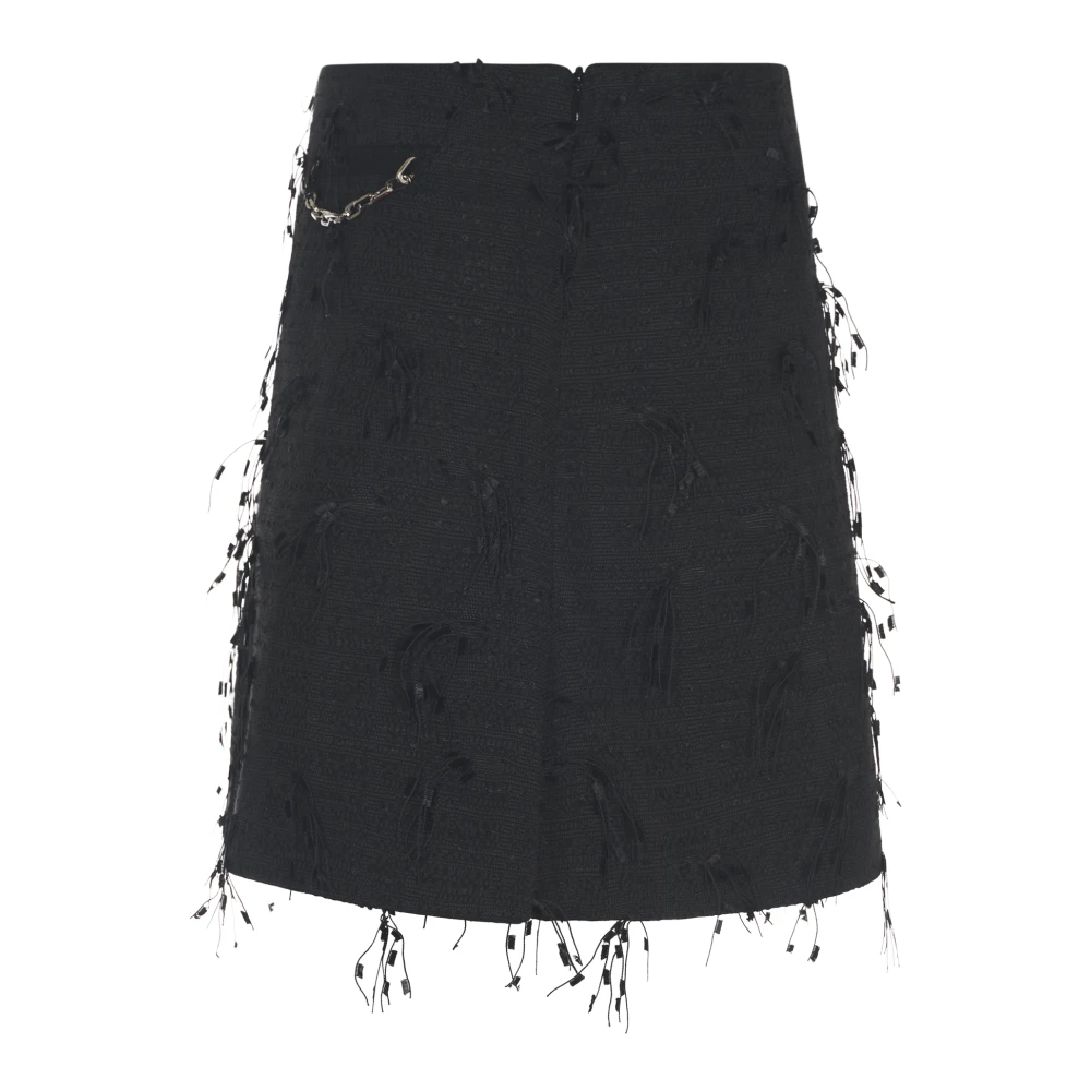 Ganni Zwarte Stijlvolle Jurk Black Dames