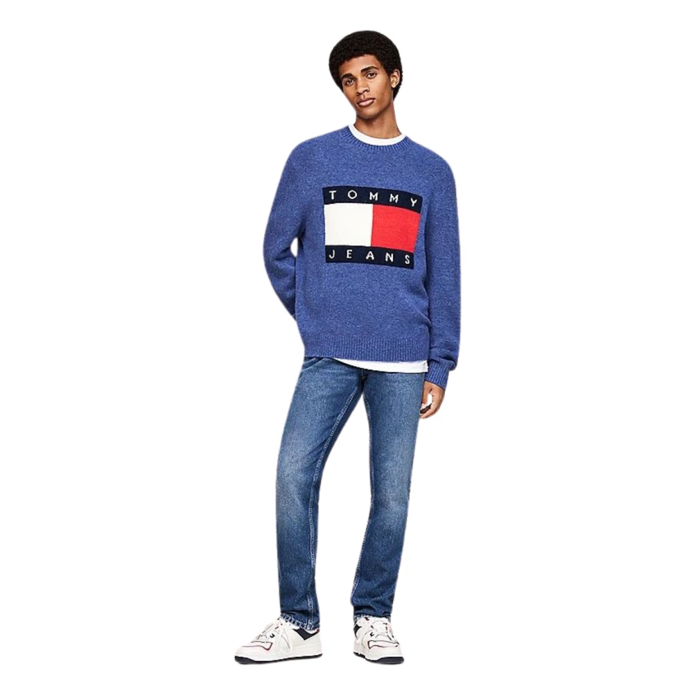 Tommy Hilfiger Slim Fit Faded Denim Jeans Blue Heren