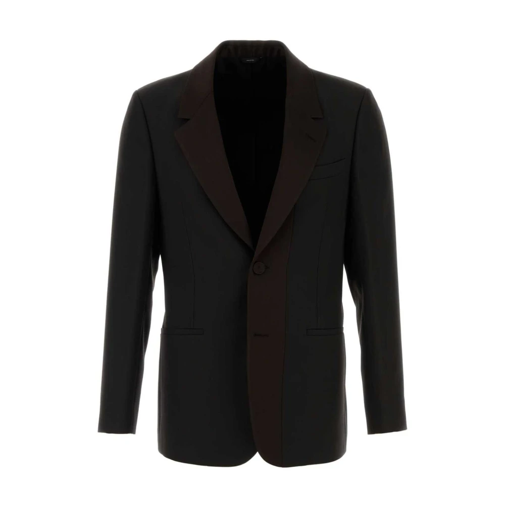 Fendi Brun Enkelknäppt Skräddad Blazer
