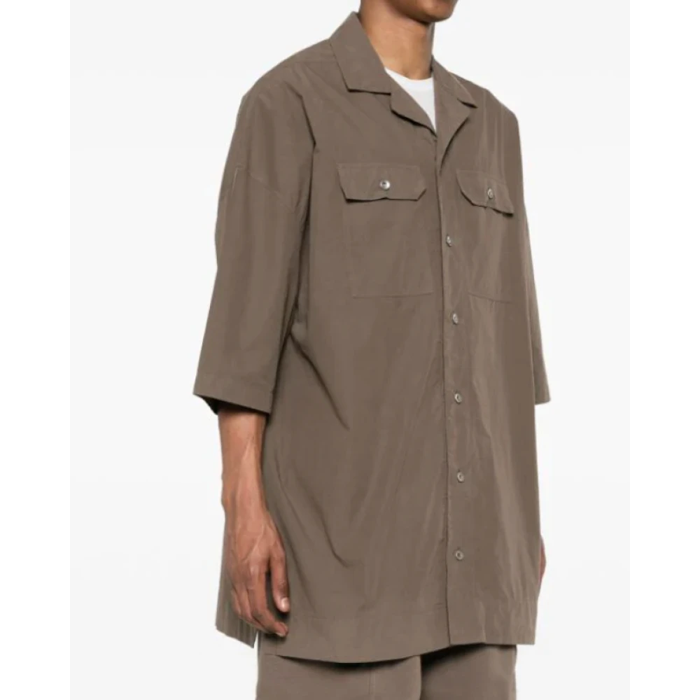 Rick Owens Magnum Tommy Shirt Brown Heren