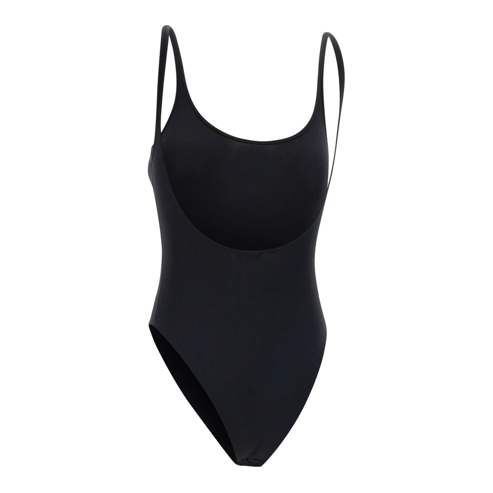 Diesel Zwarte Megan Bodysuit met Voorkant Logo Black Dames