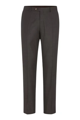 Dandy Regular Fit Kostymbyxor Microstruktur