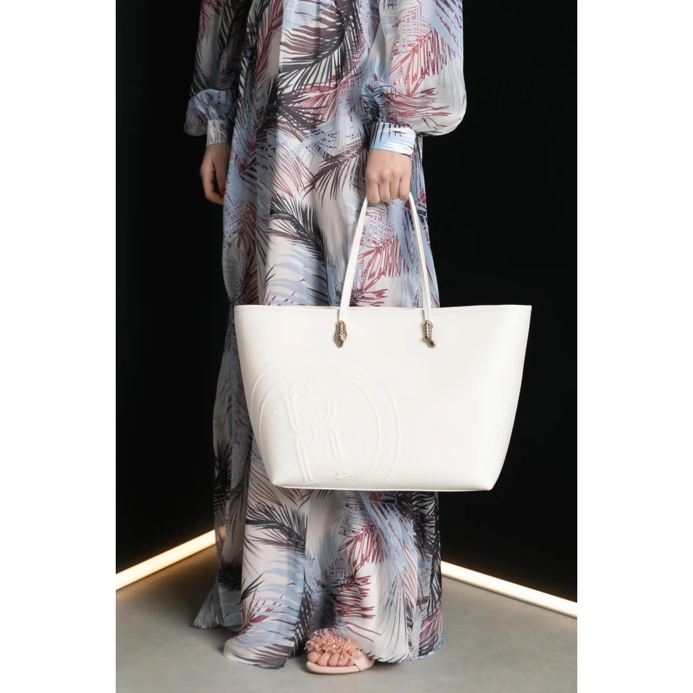 Roberto Cavalli Shopping Handtas White Dames