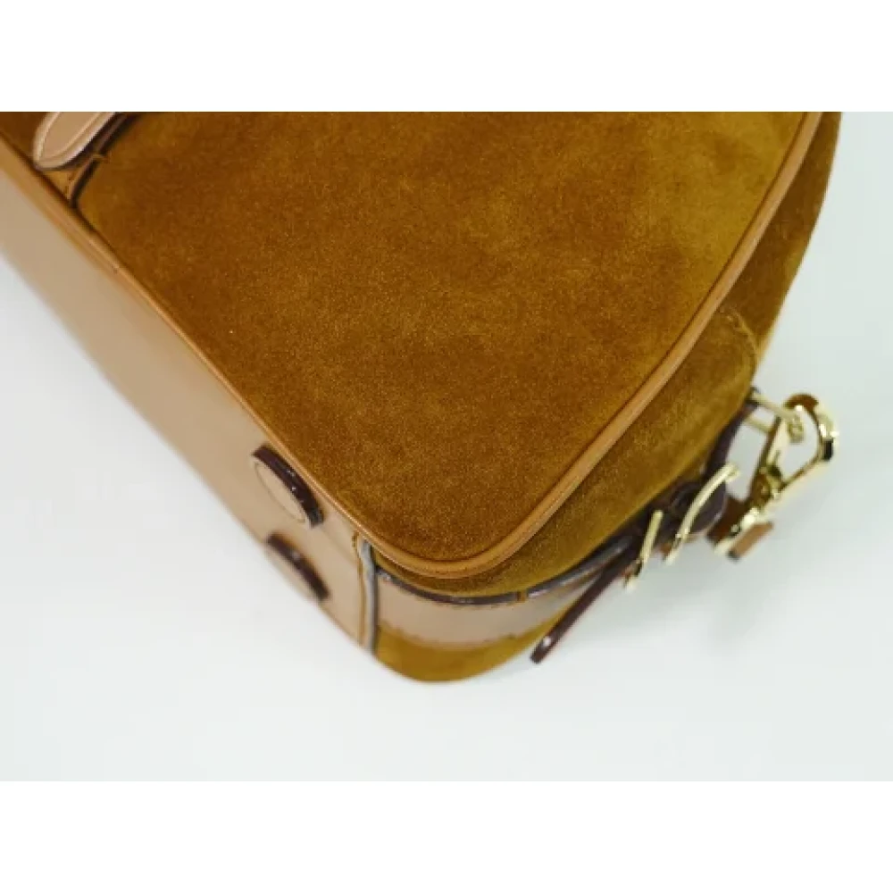 Jimmy Choo Pre-owned Suede handbags Brown Dames