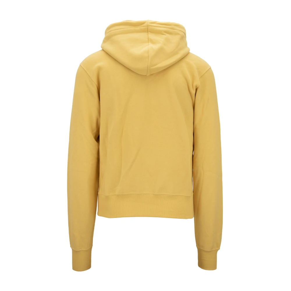 Saint Laurent Hoodie met Geborduurd Logo Yellow Dames