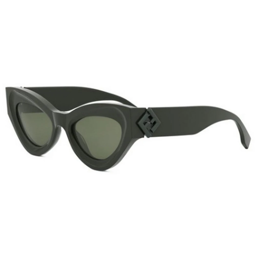 Fendi Unisex Green Sunglasses, 52 Mm, Diamonds Glasses - Premium Quality Eyewear
