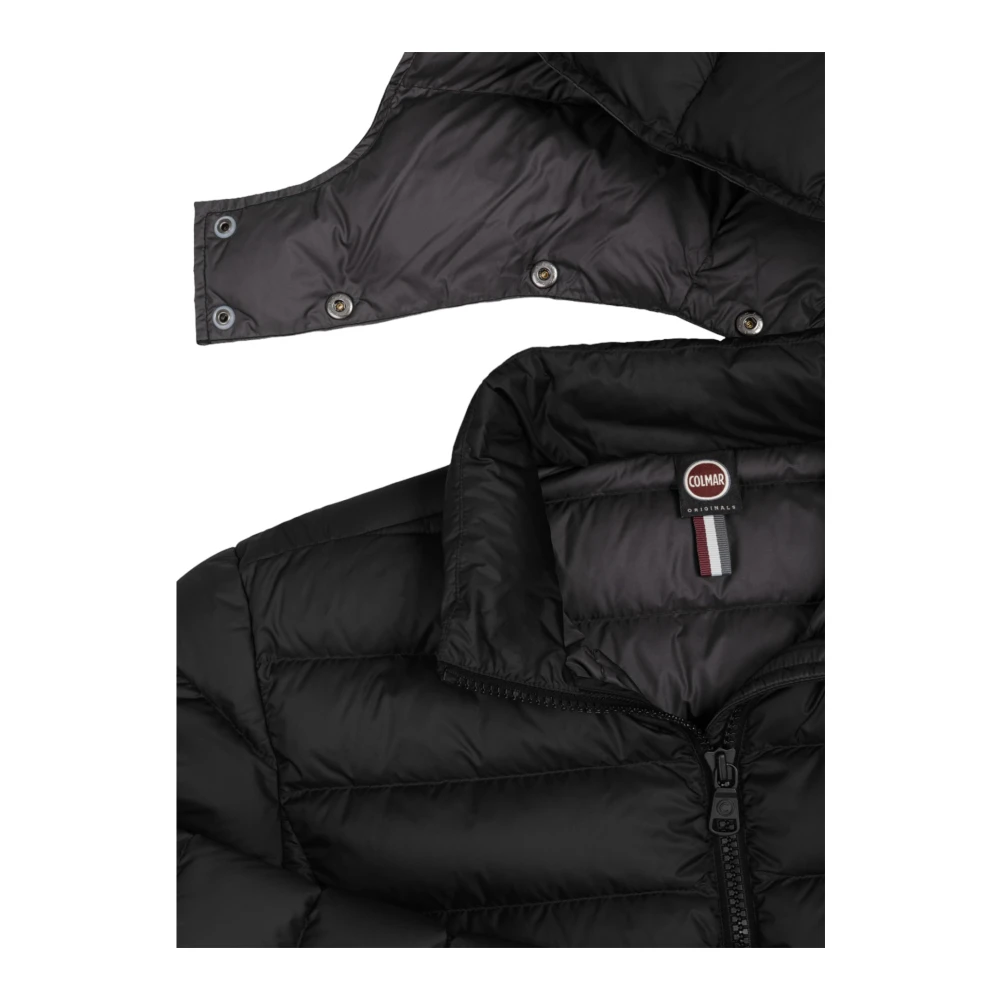 Colmar Sportieve Donsjas met Afneembare Capuchon Black Heren