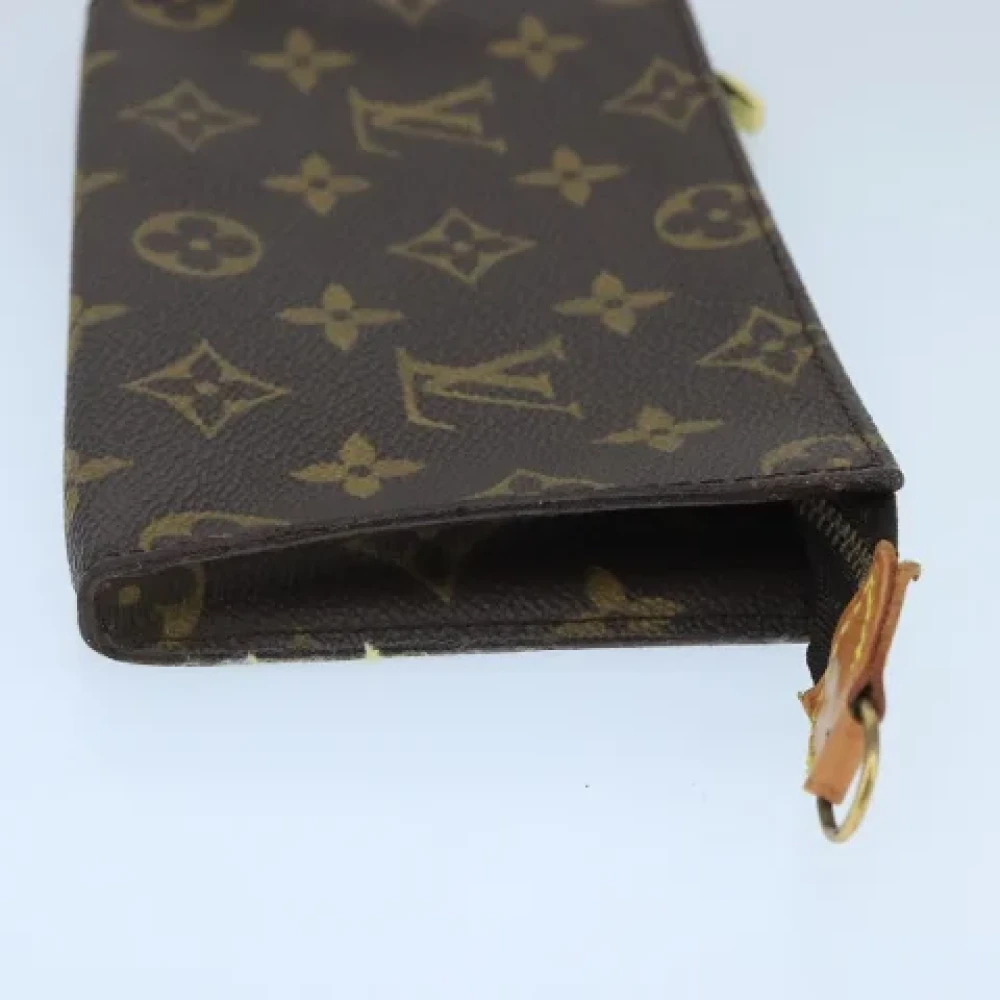 Louis Vuitton Vintage Pre-owned Leather pouches Brown Dames