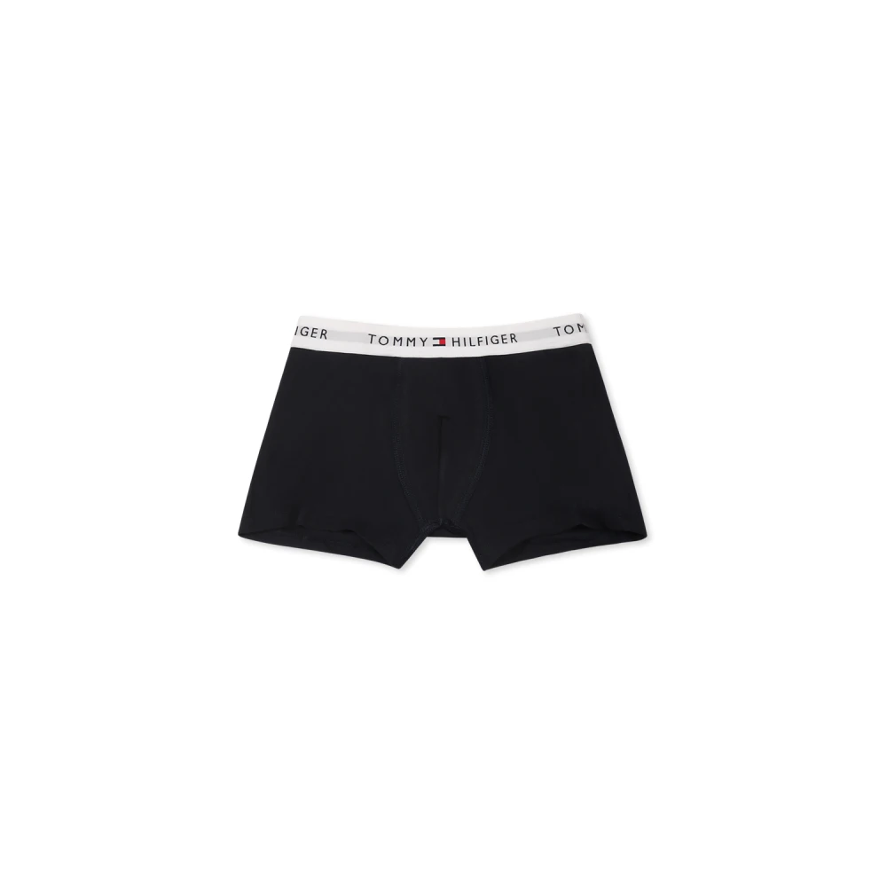 Tommy Hilfiger Boys Blue Bottoms,, Boxer Briefs Set With Branded Waistband Size 10 Y