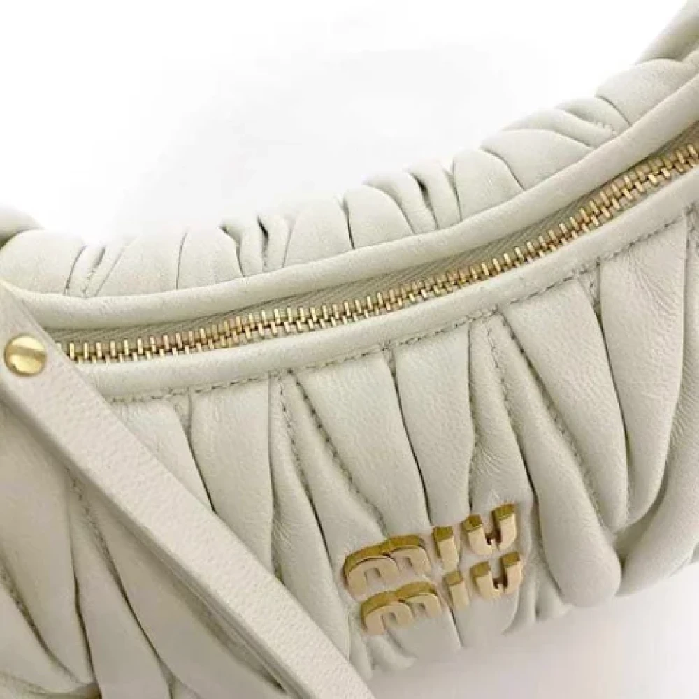 Miu Pre-owned Schoudertas Beige Dames