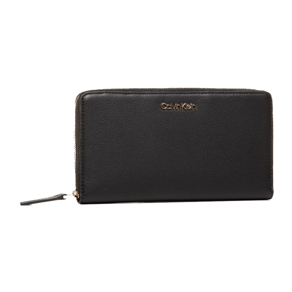 Calvin Klein K60K607166 plånbok med zip Svart Dam