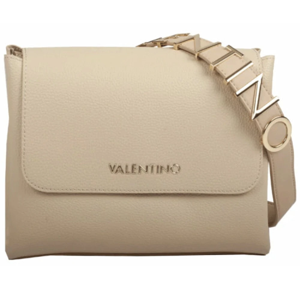 Valentino by Mario Valentino Stilren Crossbody Väska i Svart Beige, Dam