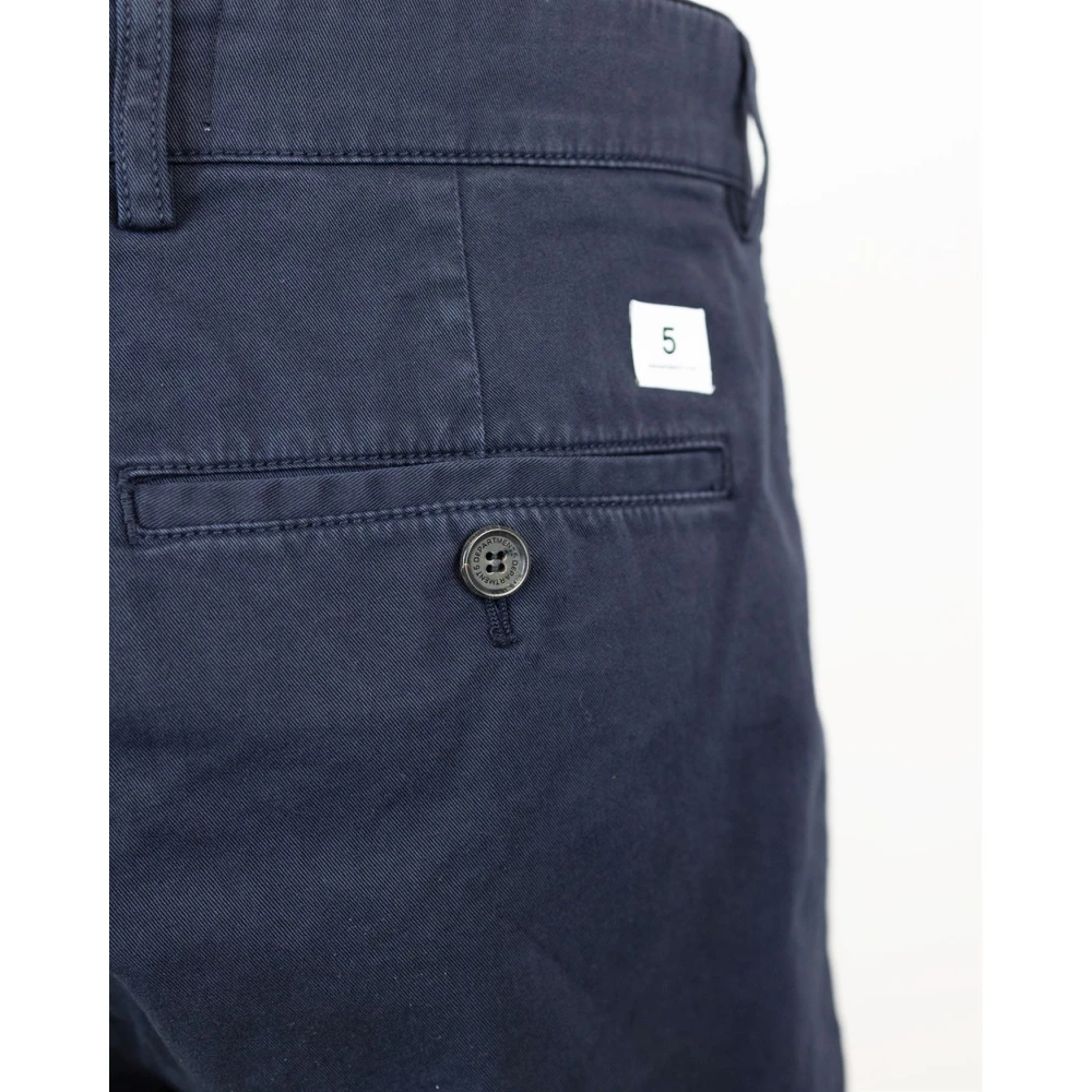 Department Five Blauwe Bermuda Shorts met ritssluiting Blue Heren