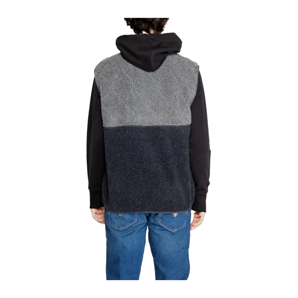 Tommy Jeans Zwarte Polyesterjas Herfst Winter Black Heren