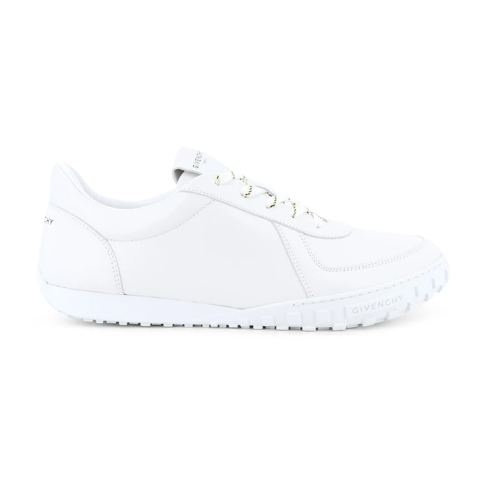 Givenchy Men's White Sneakers, 8 Uk, Glide Trainers
