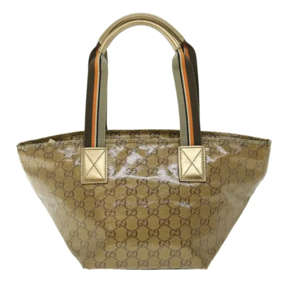Gucci Vintage Pre-owned Canvas gucci-bags Yellow Dames
