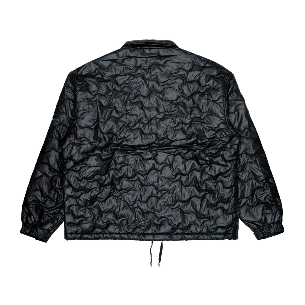 Edwin Gewatteerde Oversize Parka Polyester Jas Black Heren