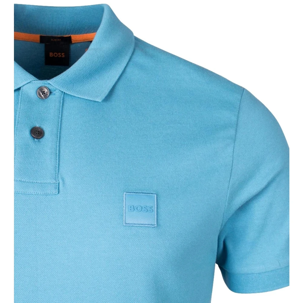 Boss Polo Shirt voor Mannen Blue Heren