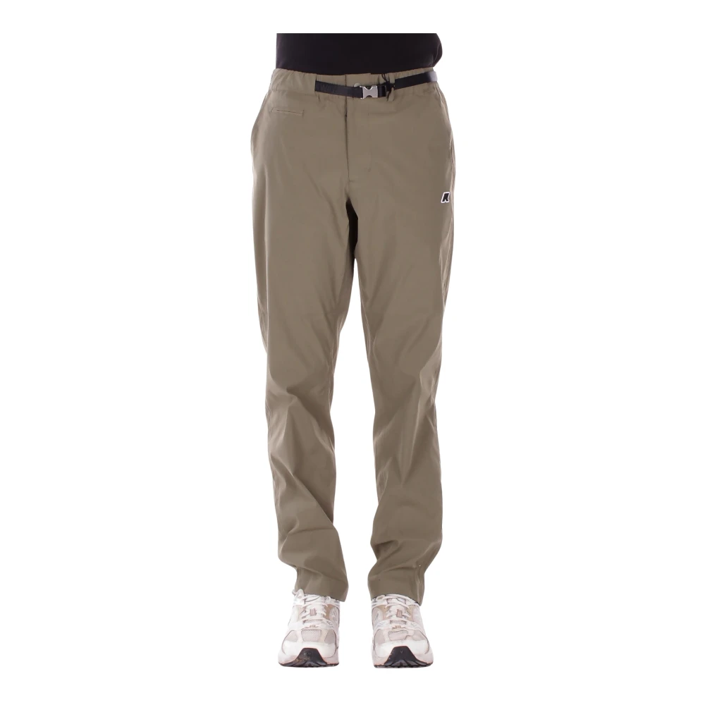 K-Way Homme Vert Pantalons, Taille: Xl Pantalon Logo Premium