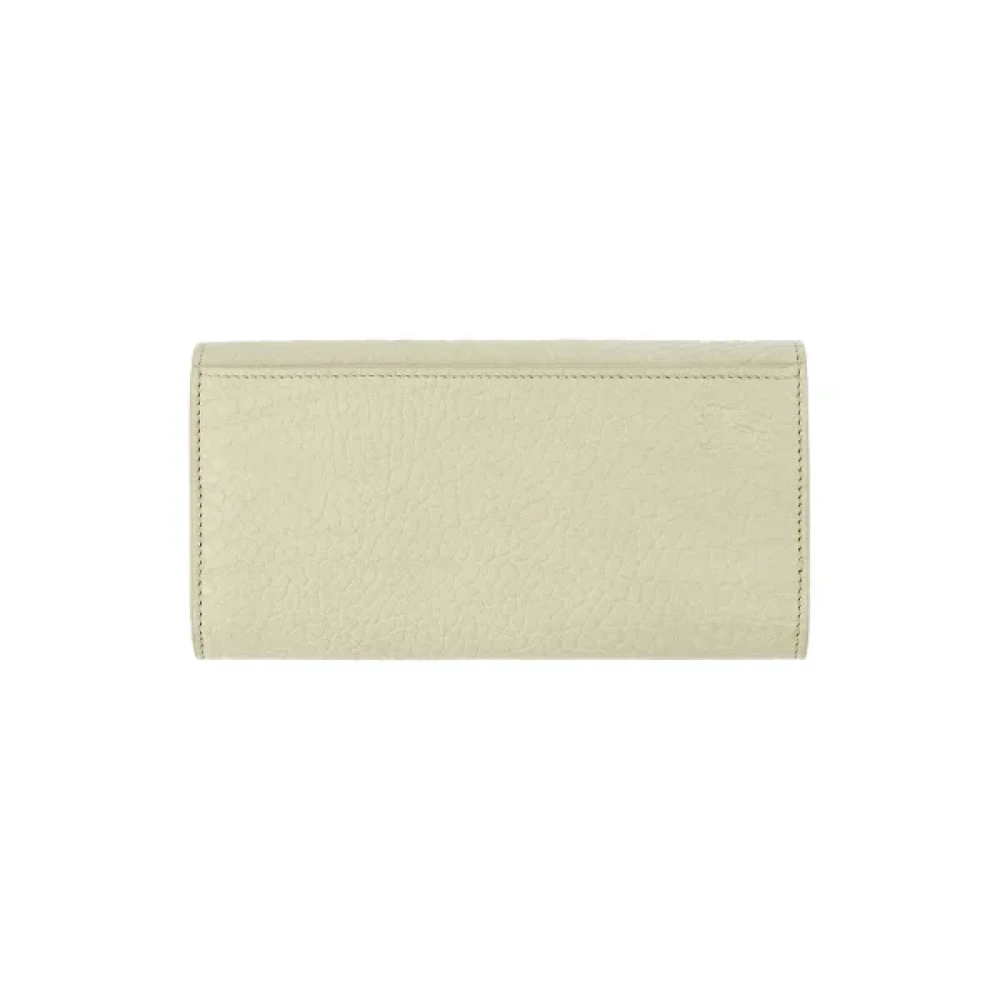 Burberry Leather wallets Beige Dames