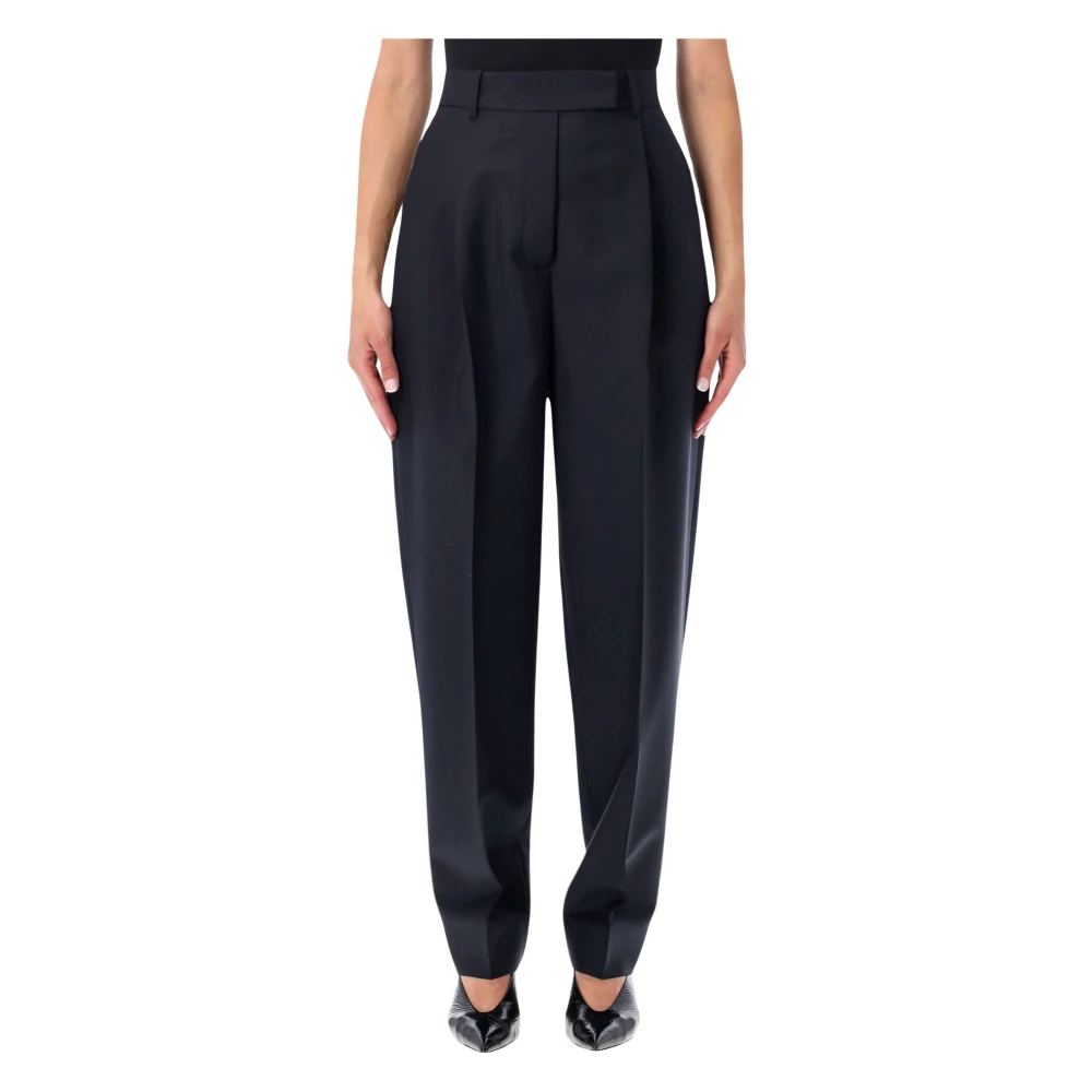 Róhe , Tapered Trousers, Female, Blue, Xs, Daria Pleated Pant