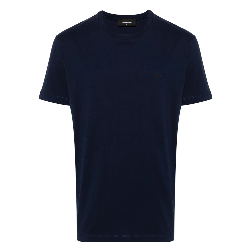 Dsquared2 Blauwe T-shirts en Polos Blue Heren