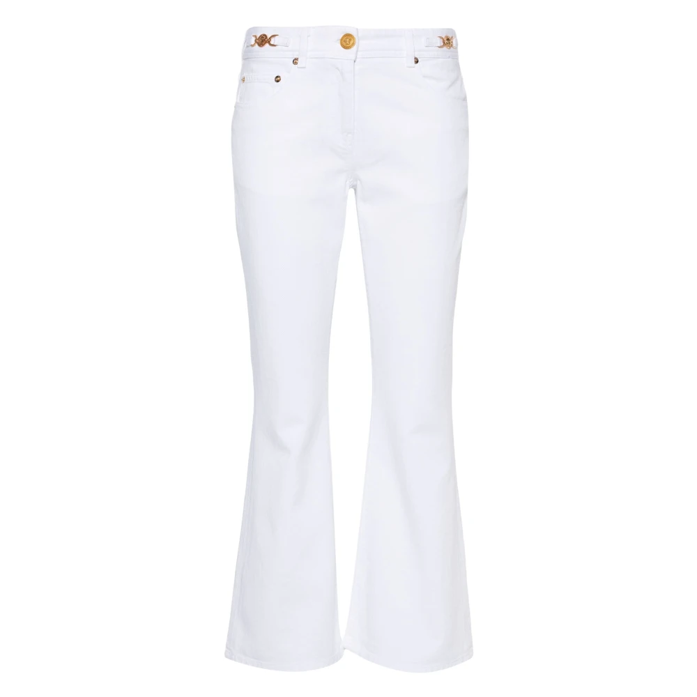 Versace Medusa 95 Flared Jeans White Dames