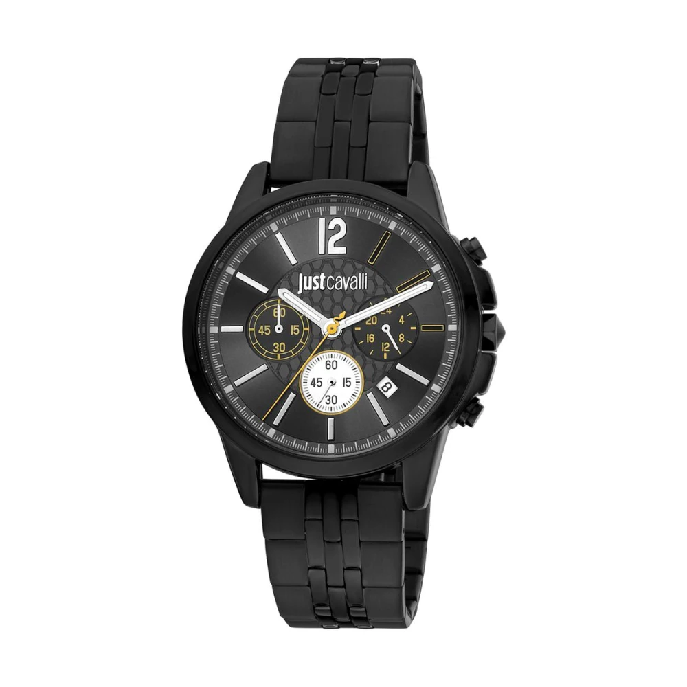 Just Cavalli Men's Black Quartz Analog Watch
