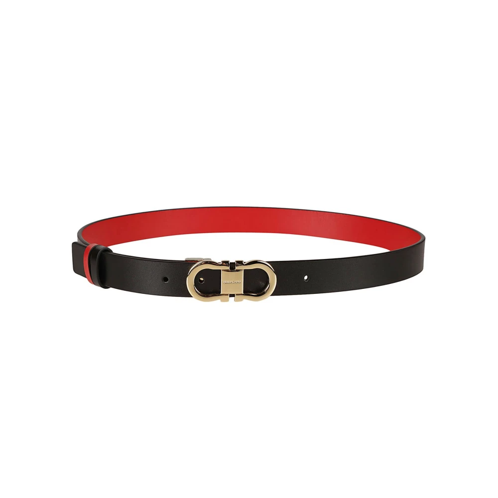 Ferragamo Women's Black Belts, 100 Cm, Donna H25