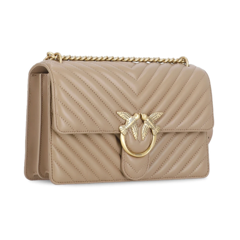 pinko Cross Body Bags Beige Dames