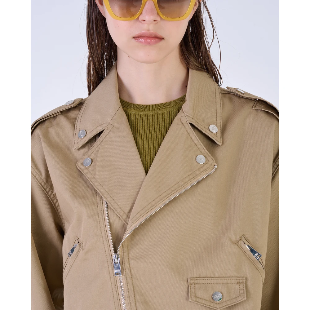 Silvian Heach Beige Jas voor Vrouwen Beige Dames