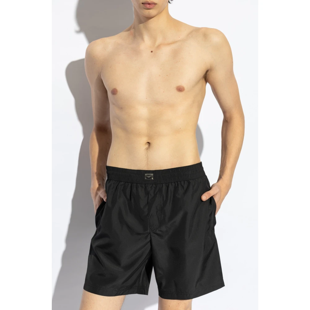 Dolce & Gabbana Zwembroek Black Heren