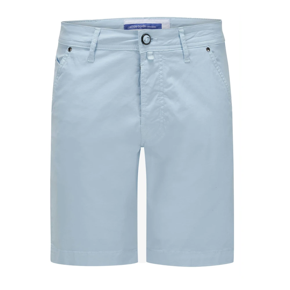 Jacob Cohën Sand Bermuda Shorts Slim Fit Blue Heren