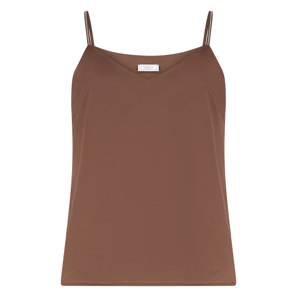 Tops > Sleeveless Tops - - Peserico - Modalova