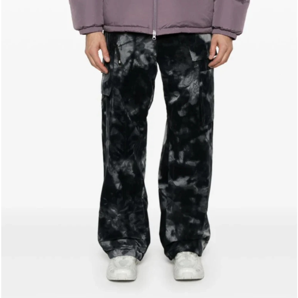Y-3 Zwarte Multicolor Stijlvolle Broek Black Heren
