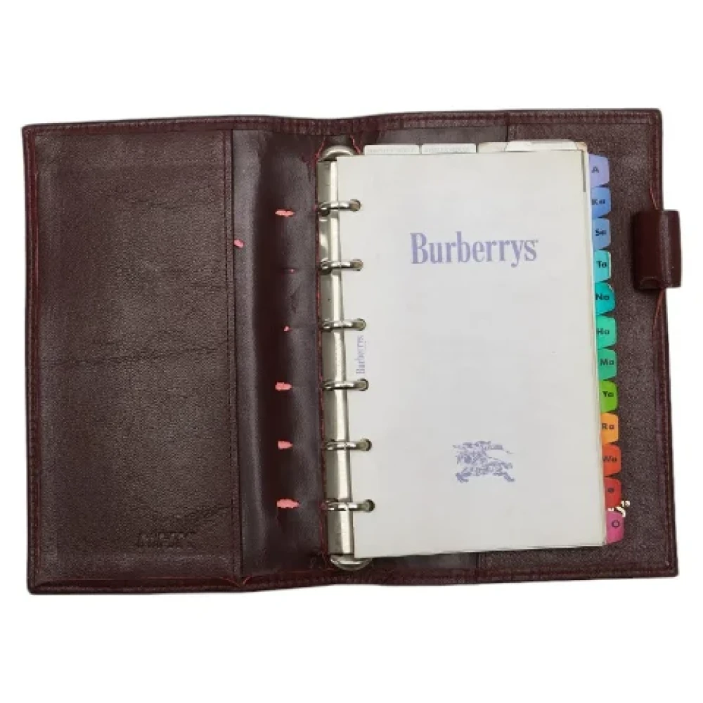 Burberry Vintage Pre-owned Canvas home-office Beige Dames