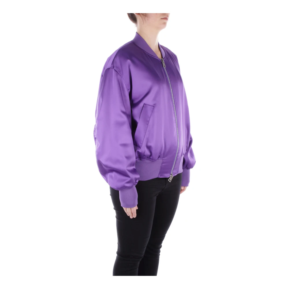 Dondup Bomber Jackets Purple Dames