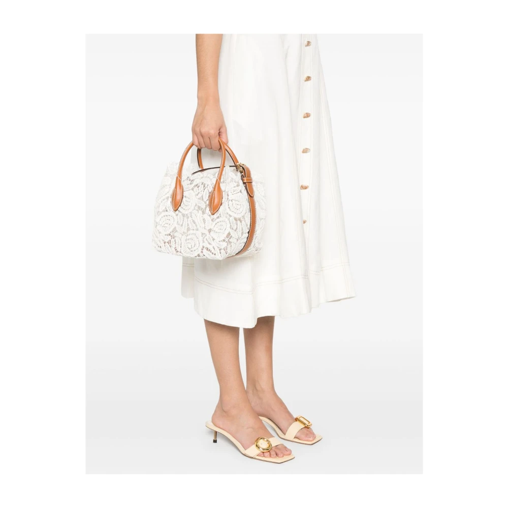 Ermanno Scervino Witte Shopper Tas White Dames