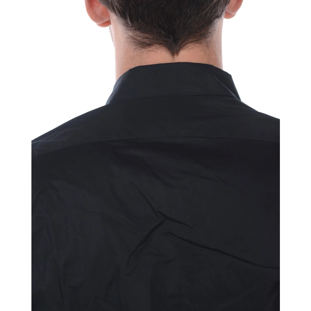 Daniele Alessandrini Basis Polo Kraag Shirt Black Heren
