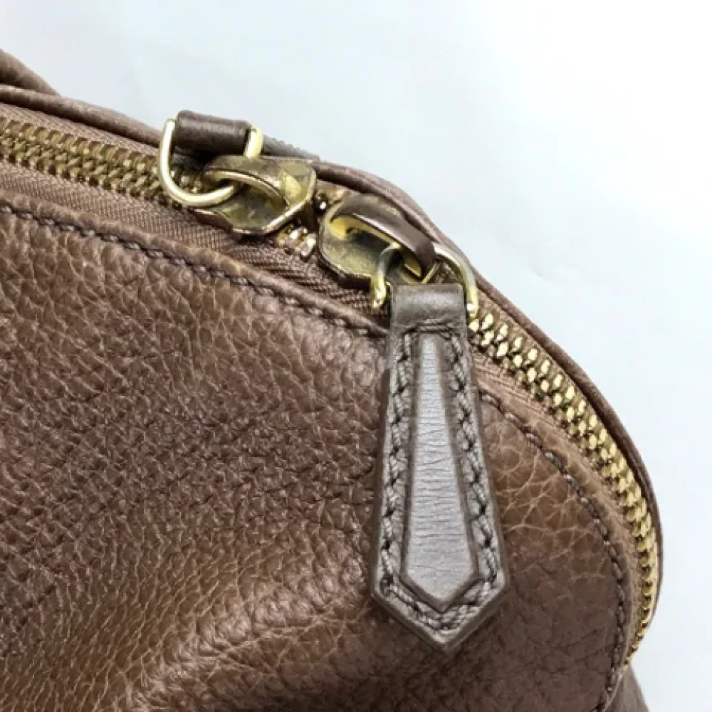 Fendi Vintage Pre-owned Leather fendi-bags Brown Dames