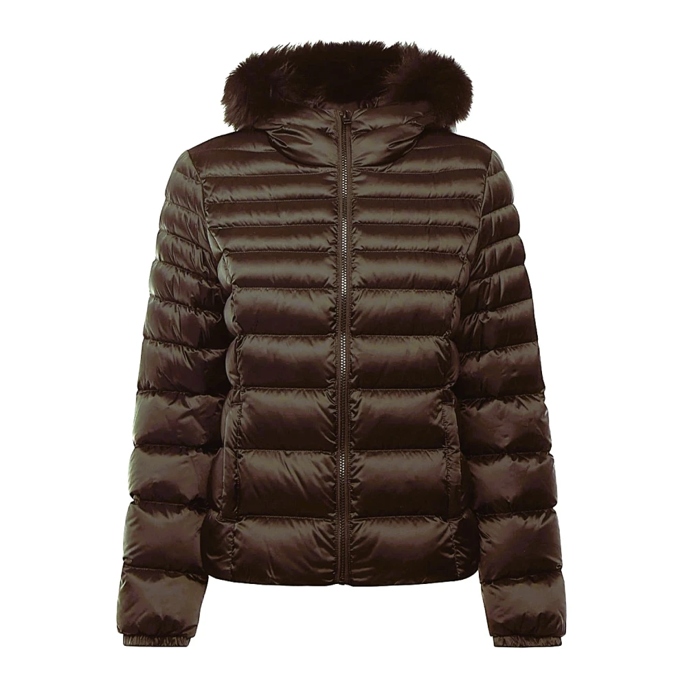 Refrigiwear Women's Brown Giubbotto - Winter Jackets - 2XL - Jackets