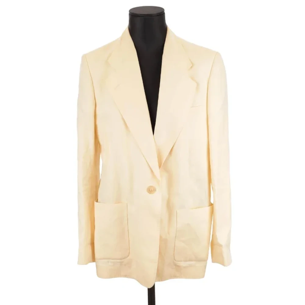 Acne Studios Pre-owned Fabric outerwear Beige Dames