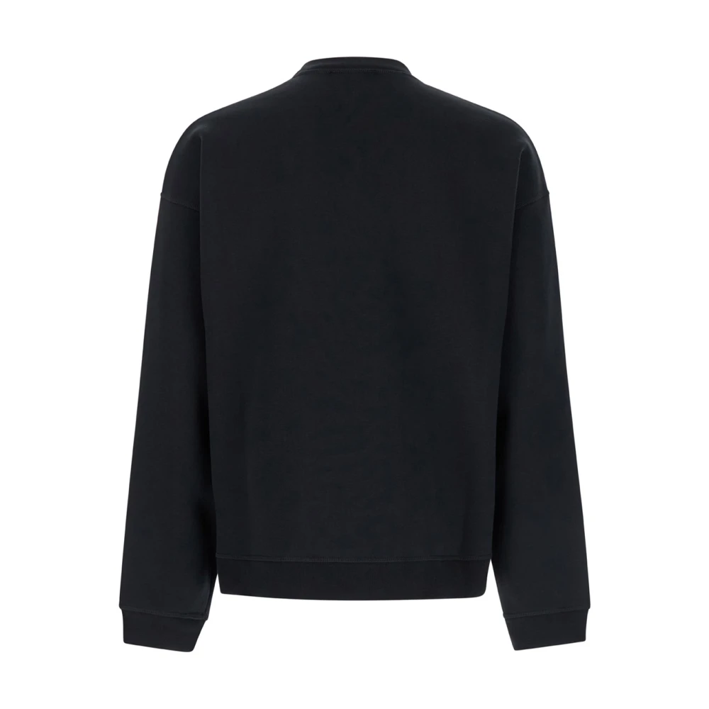 Dsquared2 Zwarte Sweater Nieuw Icon Girocollo Black Heren