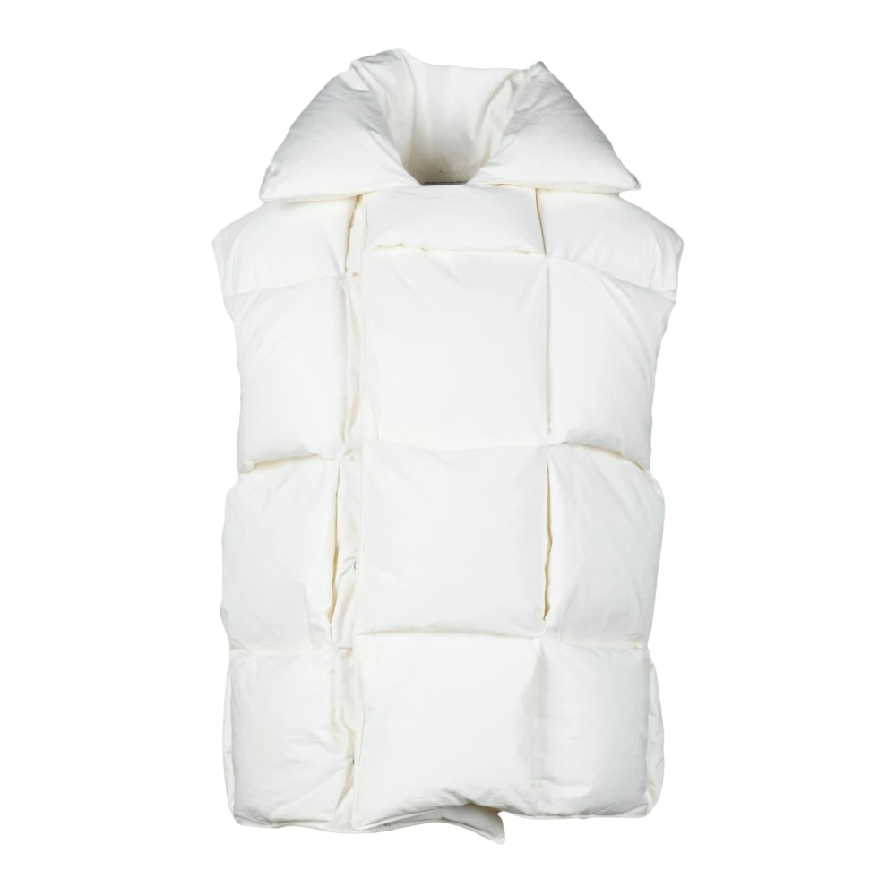 Bottega Veneta Puffer Vest met 100% Polyamide White Dames