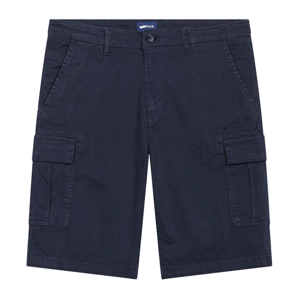 GAS Casual herenshorts Blue Heren
