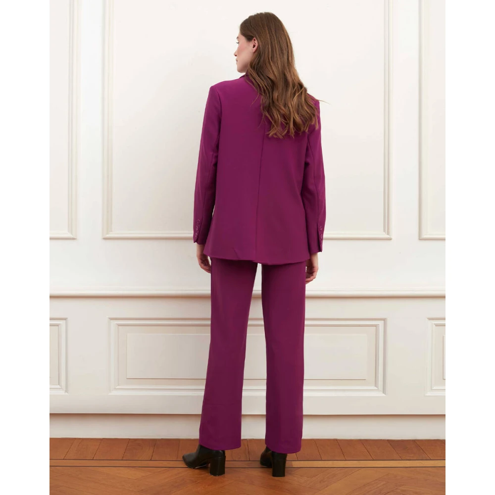 Lofty Manner Quinn Blazer Purple Dames
