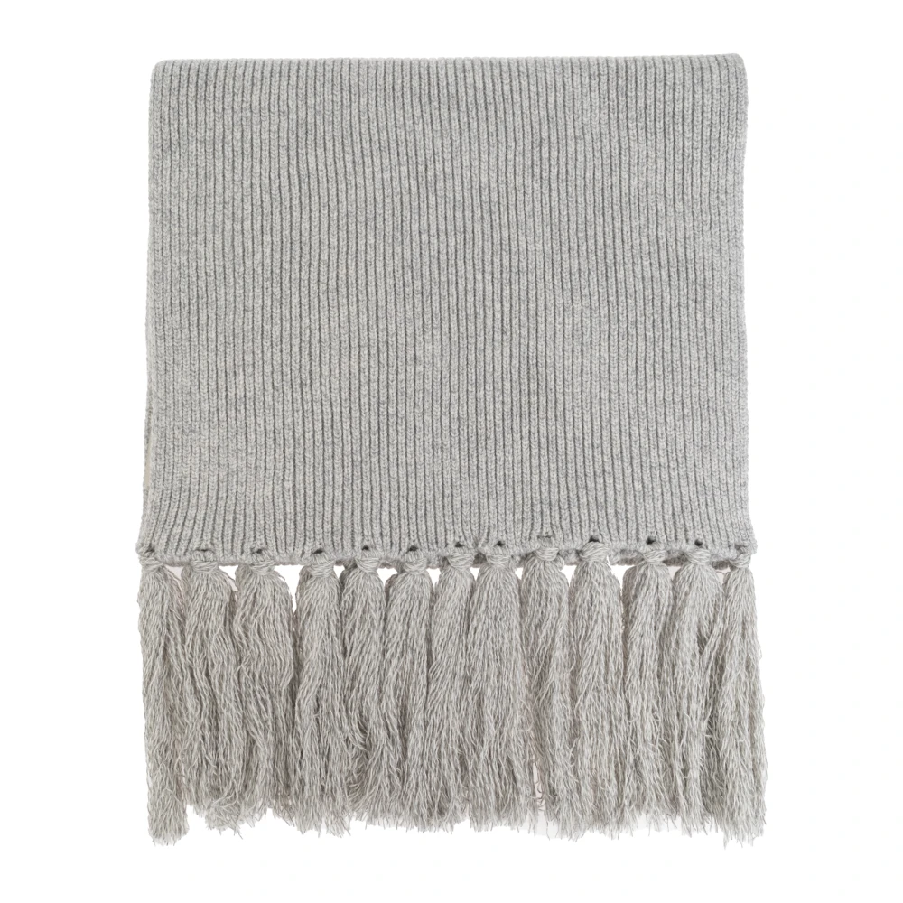 Officine Générale Sjaal met franjes Gray Heren
